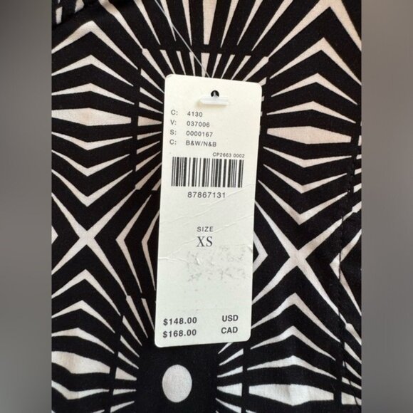 NWT Size XS  By Anthropologie MockNeck Sleeveless Seamed Dress - Picture 16 of 16